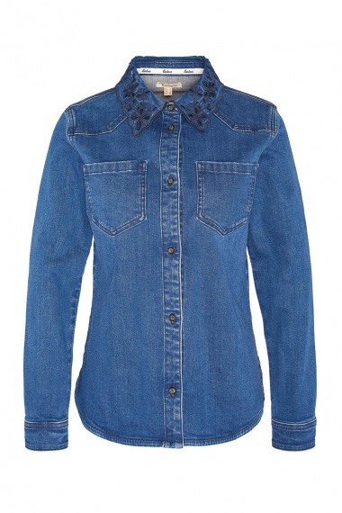 Camisa Longfield Denim Barbour imagen 1