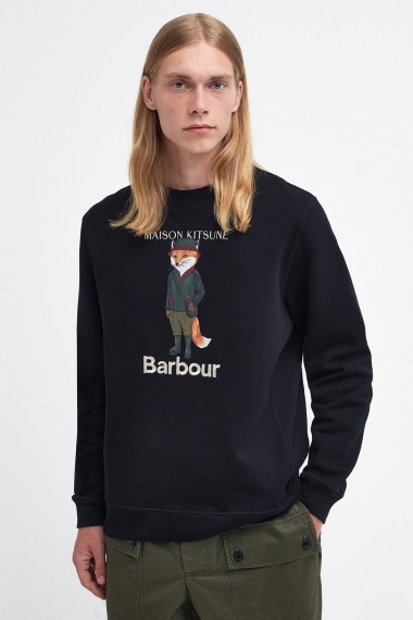 Sudadera Barbour x Maison Kitsuné Beaufort Fox Barbour imagen 2