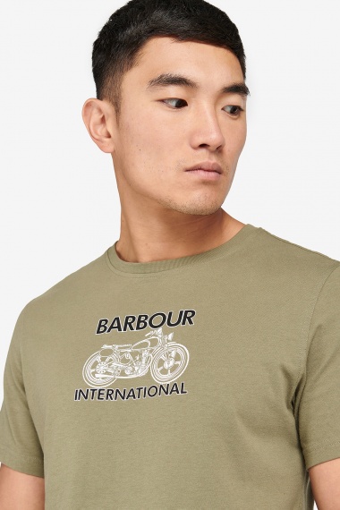 Camiseta Lens Graphic Print Barbour International imagen 5