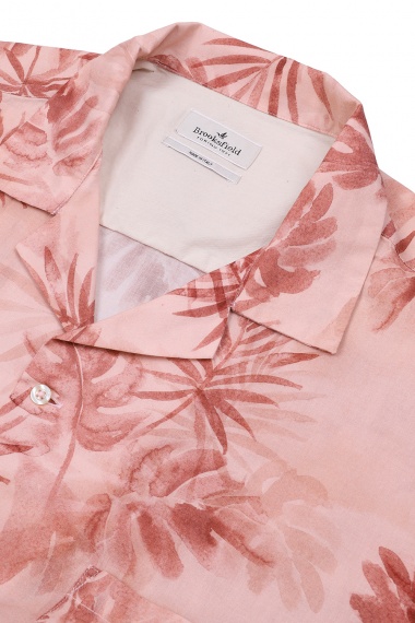 Camisa palmeras rosa Brooksfield imagen 3