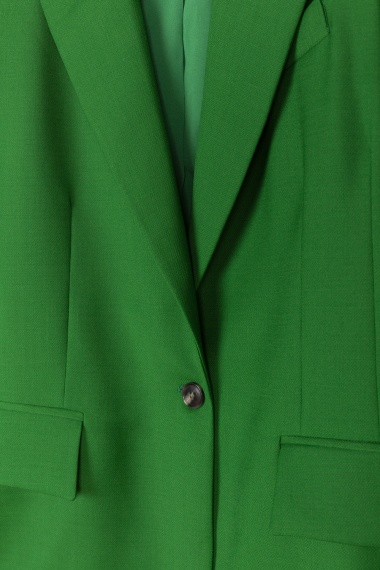 Blazer Single Button Wool Green BCBG imagen 3