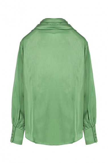 Blusa Balloon Sleeve Green BCBG imagen 2